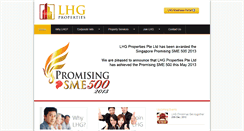Desktop Screenshot of lhg.com.sg
